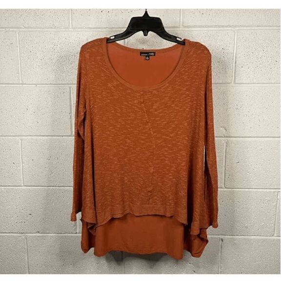 RXB Women Mustard Thermal High Low Top - Picture 3 of 12